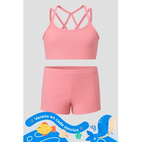 Vestido de baño dos piezas niña junior